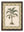 Vintage Palms with Patterned Mount - Slim Coffee Brown Frame