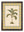 Vintage Palms with Patterned Mount - Slim Coffee Brown Frame
