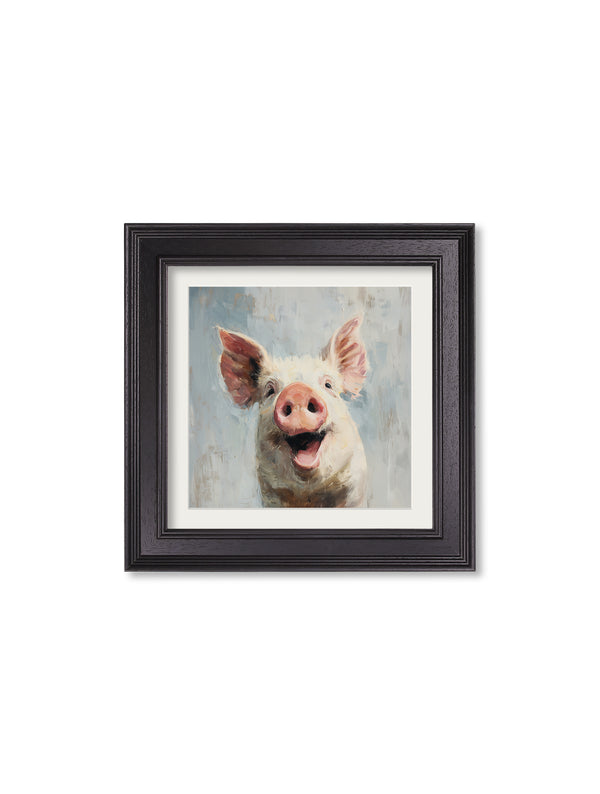 The Giggly Pig - Black Hurstwood Square Frame
