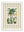 c.1877 Plants Used as Food and Clothing with Striped Mount - Cream Hurstwood Frame