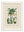 c.1877 Plants Used as Food and Clothing with Trellis Mount - Cream Hurstwood Frame