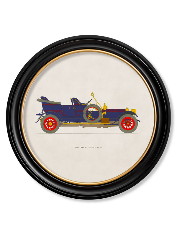 1908 ROLLS-ROYCE 40/50 in Round Frame