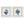 Blue Sea Coral - Cream Hurstwood Square Frame
