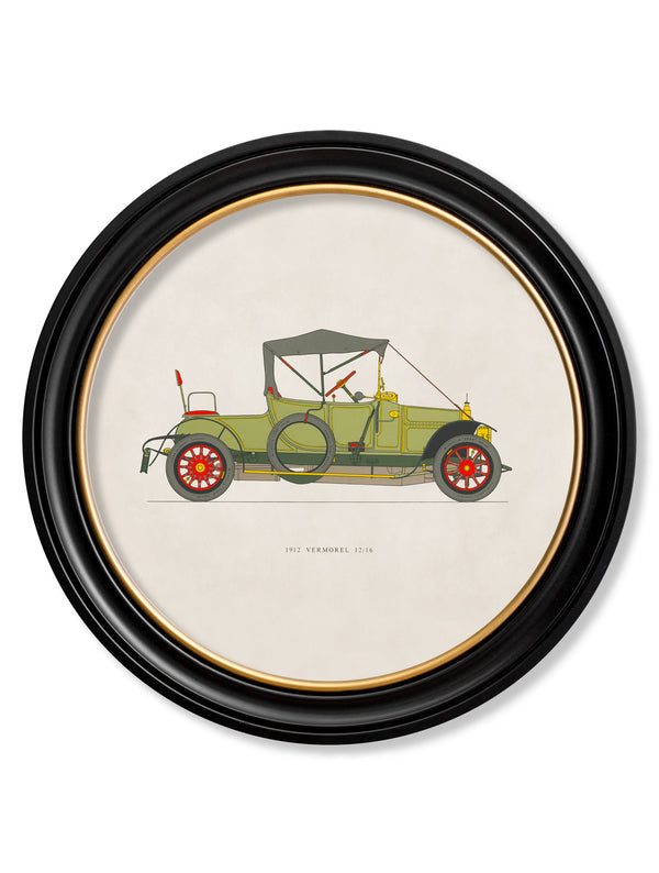 1912 VERMOREL 12/16 in Round Frame