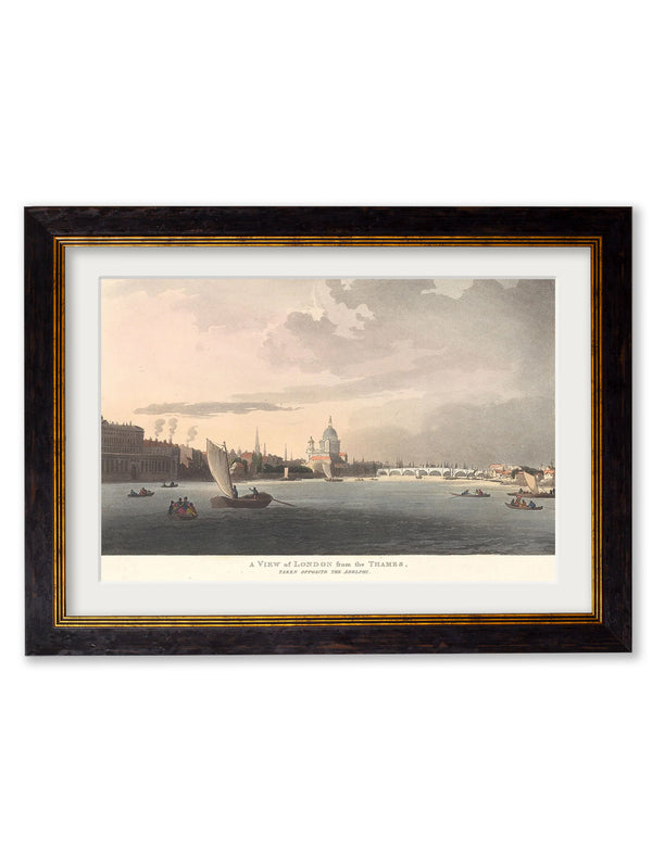 c.1808 View of London from the Thames