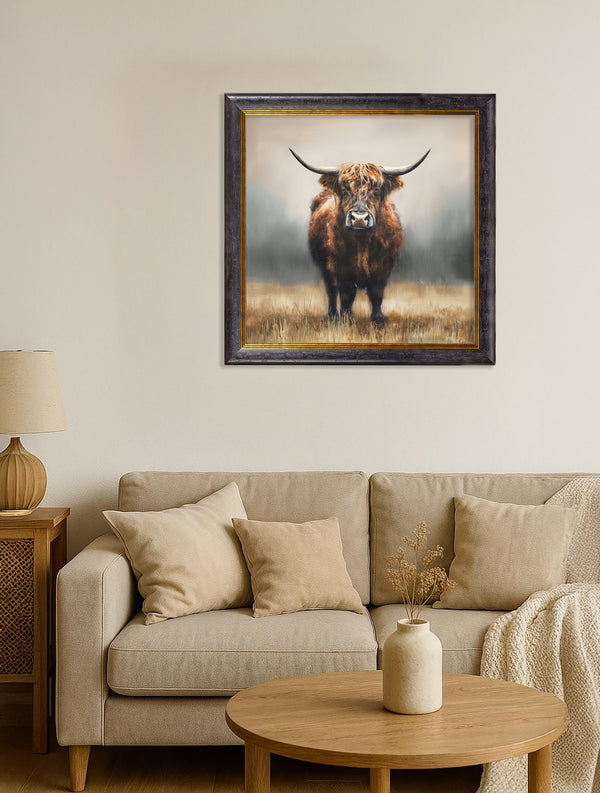 Highland Cow - Oxford Square Frame