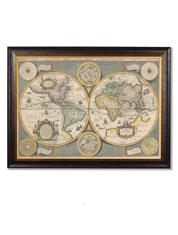 c.1642 Map of the World - The Weird & Wonderful