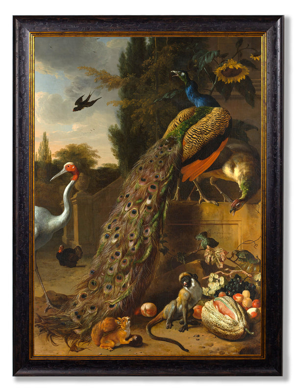 c.1683 Peacock Painting