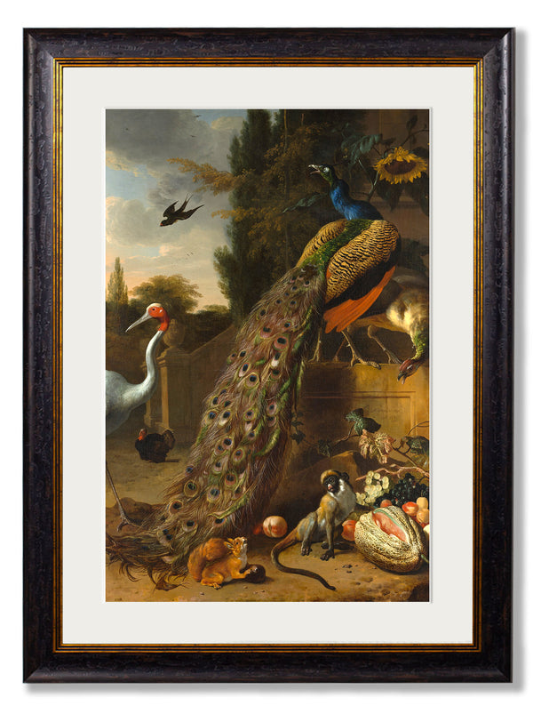 c.1683 Peacock Painting