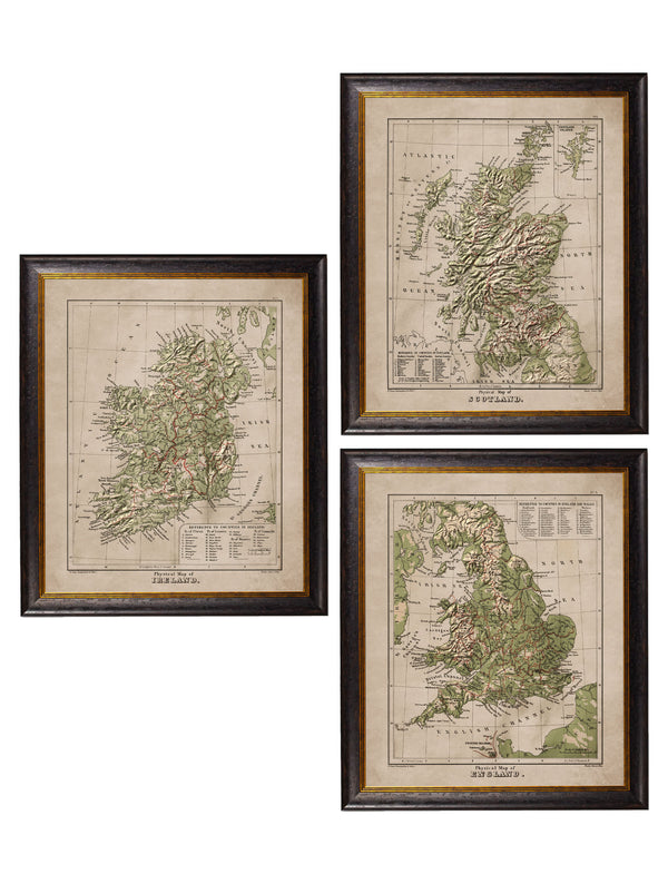 c.1880 Maps of The United Kingdom & Ireland