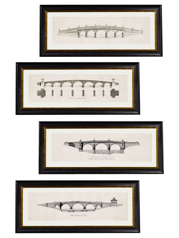 c.1700's Architectural Elevations of Bridges