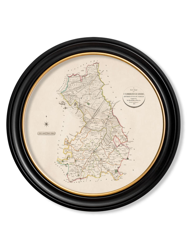 c.1806 County Maps of England - Round