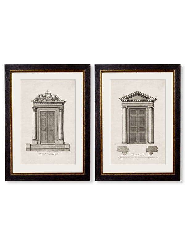c.1756 Architectural Studies of Doors