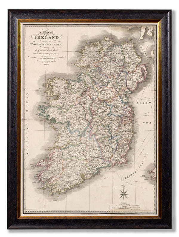 c.1838 Map of Ireland - The Weird & Wonderful