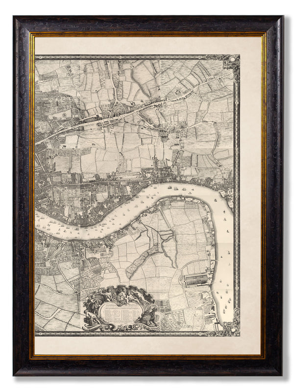 c.1746 London Triptych Map